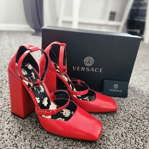 Versace Red Heels
